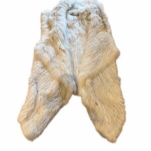 Yves Salomon Soft Gray Fur Vest